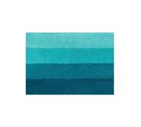 Spirella Bath Mat Microfibre High Pile Fluffy Bath Mat 60 x 90 cm, Turquoise/Petrol