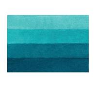 Spirella Bath Rug Bath Mat Shower Mat Microfibre High Pile fluffy 55x65 cm - Turquoise/Petrol