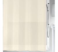 Spirella Bio Sand Plastic Shower Curtain 100% Polyethylenvinylacetat Cream 180 cm x 200 cm