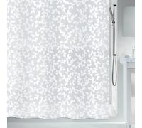 Spirella Blatt PEVA Opaque Plastic Shower Curtain, 180 x 200 cm, White