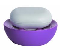 Spirella Bowl Rubber Dolomite Soap Dish, Grape