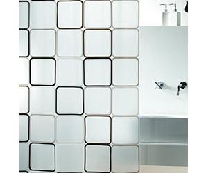Spirella C-Minor Crystal Shower Curtain Rings 100 % Polypropylene Transparent 12 Pieces