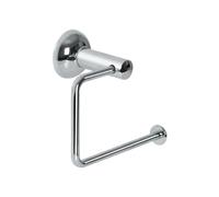 Spirella Campagne Chrome Plated Metal Toilet Roll Dispenser, 12.5 x 7 cm, Grey