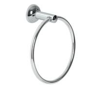 Spirella Campagne Chrome Plated Metal Towel Ring, 16 x 16 x 7 cm