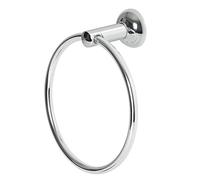 Spirella Campagne Chrome Plated Metal Towel Ring, 16 x 16 x 7 cm