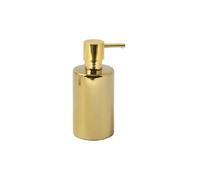Spirella Ceramic Soap Dispenser Shiny Gold Tube