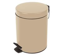 Spirella Cosmetic Bin Sydney Beige Trash Bin Pedal Bin - 3 Litres - with removable inner bin