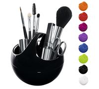 Spirella Cosmetic Organiser Bowl Storage Box for Make Up and Jewellery 10.5 x 9.5 cm Black