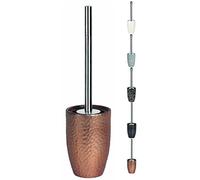 Spirella Darwin Hammered Stoneware Copper Toilet Brush