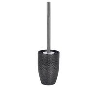 Spirella Darwin Hammered Stoneware Toilet Brush, Black