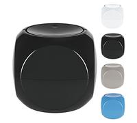 Spirella Bathroom bin, Black, 14 x 14 cm