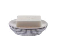 Spirella, Elegant and Practical Ceramic Soap Dish for Bathroom, Modern and Chic Design, Ideal for Decorating Your Space, Standard Size, White