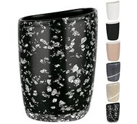 Spirella Etna Glitter Polysresin Tumbler, Black