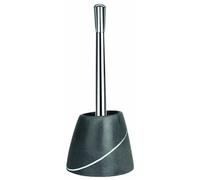 Spirella Etna Stone Toliet Brush Polyresin Black White Stone Effect Height 40 cm x Width 17 cm