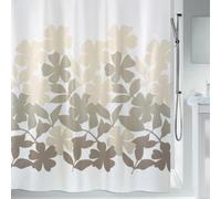 Spirella Fleury Collection Textile Shower Curtain 240 x 180 cm, 100% Polyester, Beige