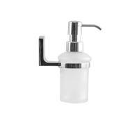 Spirella Glass & Chrome Soap Dispenser Taku Transparent