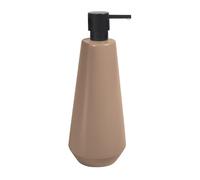 Spirella Joshua Stoneware Soap Dispenser 650 ml, Stylish and Practical for Your Bathroom, Easy to Fill, Perfect for Everyday Use, Cappuccino