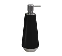 Spirella Joshua Stoneware Soap Dispenser 650ml, Stylish and Practical for Your Bathroom, Easy to Fill, Perfect for Everyday Use, Matte Silver, 650 ml