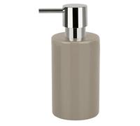 Spirella Liquid Soap Dispenser, Stoneware, Beige, 7 x 7 x 16 cm