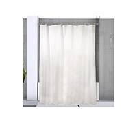 Spirella Magic Bright Finish Chrom Expandable Aluminium Chrome Shower Curtain Rail, 125 cm - 220 cm, Diameter 21 mm