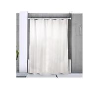 Spirella Magic Bright Finish Expandable Shower Curtain Rail Polished Aluminium 75 cm - 125 cm Diameter 25 mm