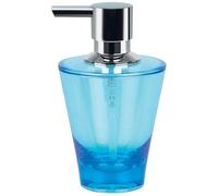 Spirella Max Light Cobalt Soap Dispenser Acrylic Blue Height 14.5 cm x Width 8.5 cm
