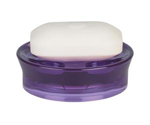 Spirella Max Light Violet Soap Dish Acrylic Purple Height 3.5 cm x Width 10.5 cm