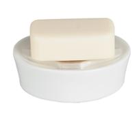 Spirella Max Light White Porcelain Soap Dish Bathroom Toilet Basin Hygienic