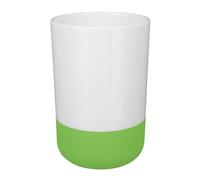 Spirella Moji Tumbler, Plastic, White/Kiwi