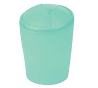 Spirella "Move Cosmetic Bin Swing Lid Bin Plastic 2 Litre and 5 Litres Mint Green