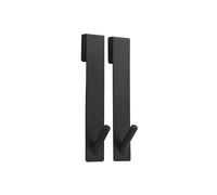 Spirella NOKO MSV Shower Wall Hooks Matte Black Pack of 2
