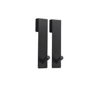 Spirella NOKO MSV Shower Wall Hooks Matte Black Pack of 2