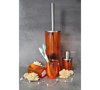 Spirella NYO Acrylic Orange 4 Piece Bath Set