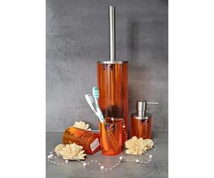 Spirella NYO Acrylic Orange 4 Piece Bath Set