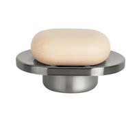 Spirella Nyo Steel Brushed Soap Dish, Silver