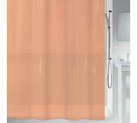 Spirella - Organic Peva Shower Curtain - Waterproof Mould Resistant - 180 x 200 x 0.2 cm - Peach - Modern Bathroom Design with Reinforced Eyelets