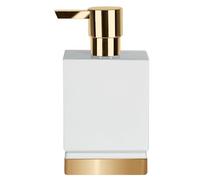 Spirella Roma Soap Dispenser, Gold/White