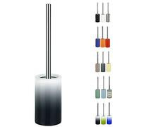 Spirella Porcelain Tube Gradient Toilet Brush, Black