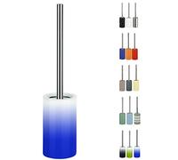 Spirella Tube-Gradient Navy Toilet Brush, Blue/White