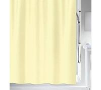 Spirella Primo Collection Textile Shower Curtain, 180 x 180, 100% Polyester, Yellow
