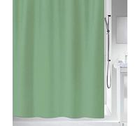 Spirella Primo Collection Textile Shower Curtain, 240 x 180, 100% Polyester, Green