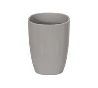 Spirella Pure Toothbrush Holder Bathroom Accessories, Polystyrene, 10 x 7.5 x 7.5 cm, Polystyrene, taupe, 10 x 7.5 x 7.5 cm