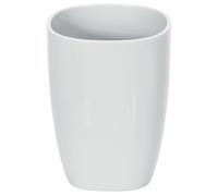 Spirella Pure Toothbrush Holder Bathroom Accessories, Polystyrene, 10 x 7.5 x 7.5 cm, Polystyrene, White, 10 x 7.5 x 7.5 cm