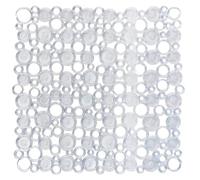 Spirella PVC Shower Mat Rings 53 x 53 cm Transparent