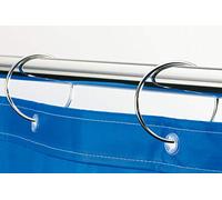 Spirella Ringo 10.13695 Shower Curtain Rings 12 Pieces Chrome