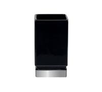 Spirella Roma Black/Silver Tumbler, Ceramic