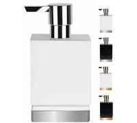 Spirella Roma Soap Dispenser, Silver/White