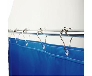 Spirella Set of 12 Anello Chrome Shower Curtain Rings