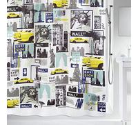 Spirella Shower Curtain, Fabric, Multi-Coloured, 180 x 200 cm