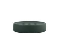 Spirella Soap Dish Stone Look Decorative Bathroom Soap Dish Tube Dimensions: 11 x 11 x 3 cm Dark Green Matt